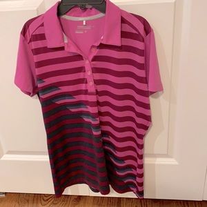 Women’s Chic Nike Golf Tour Performance Dri-Fit Shirt Size M Short Sleeves NWOT